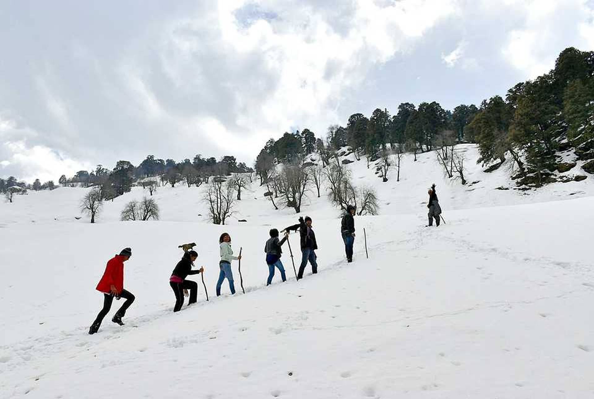 winter treks in manali