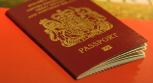Red color passport